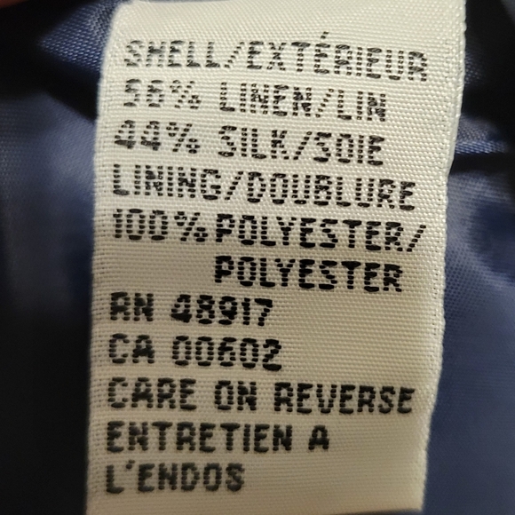 Calvin Klein Jacket 10-Buttoned Midnight Blue Women's Size 10 - Picture 16 of 16